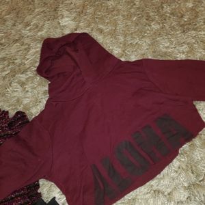 Lot of crop long sleeve tops &1 short sleeve